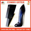 Combo 2pcs CH (Good Girl EDP 80ml + Bad Boy EDT 100ml) Perfume