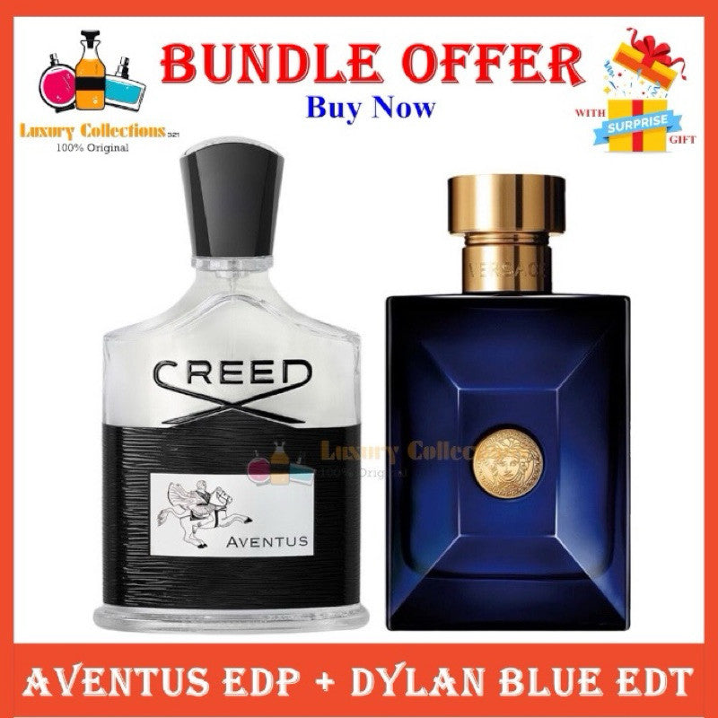 [Combo 100ml 2Pcs] Avantus EDP + Verssce Pour Homme Dylan Blue EDT