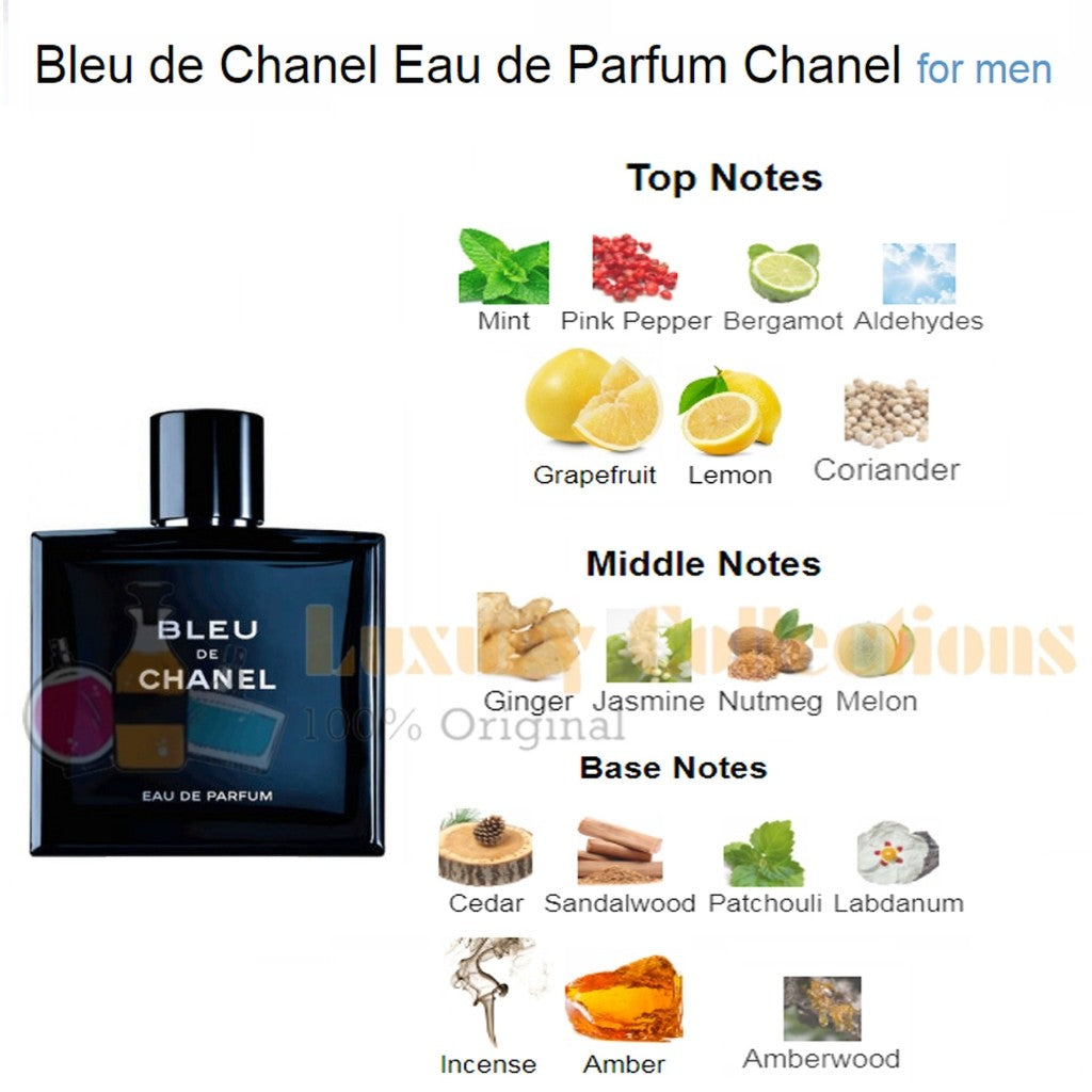 BIue De EDP/EDT/Parfum 1OO mL For Men