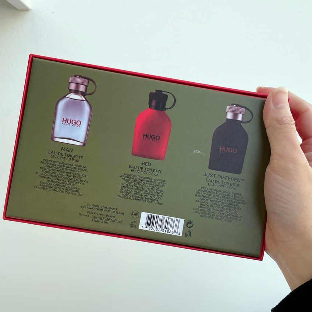 % B0$S 3in1 Green Box Perfume Set 3x30ml