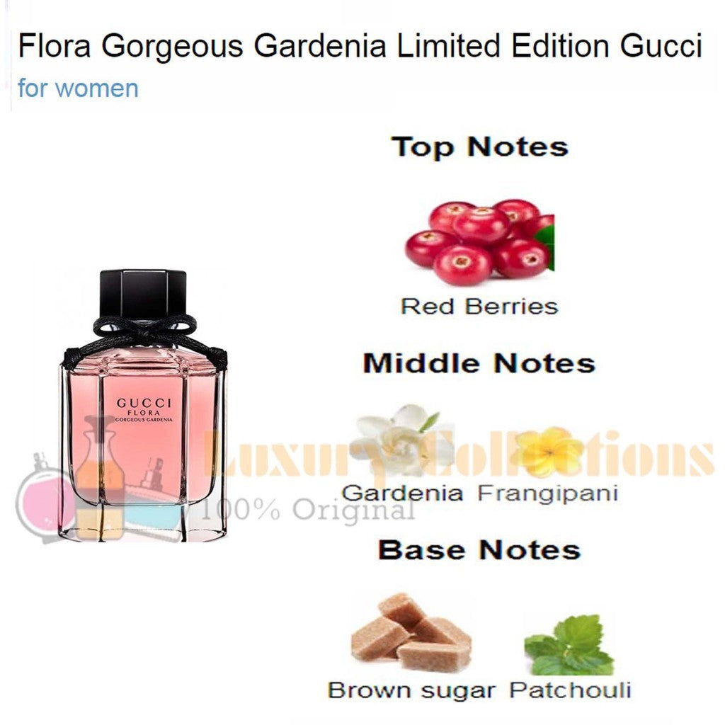 % Flora Gorgeous Gardenia Eau de Toilette 100ml EDT / EDP Perfume for Women