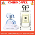 Combo 100ml 2PCS (Ariana Grande Cloud EDP + English Pear & Freesia) Perfume for Her