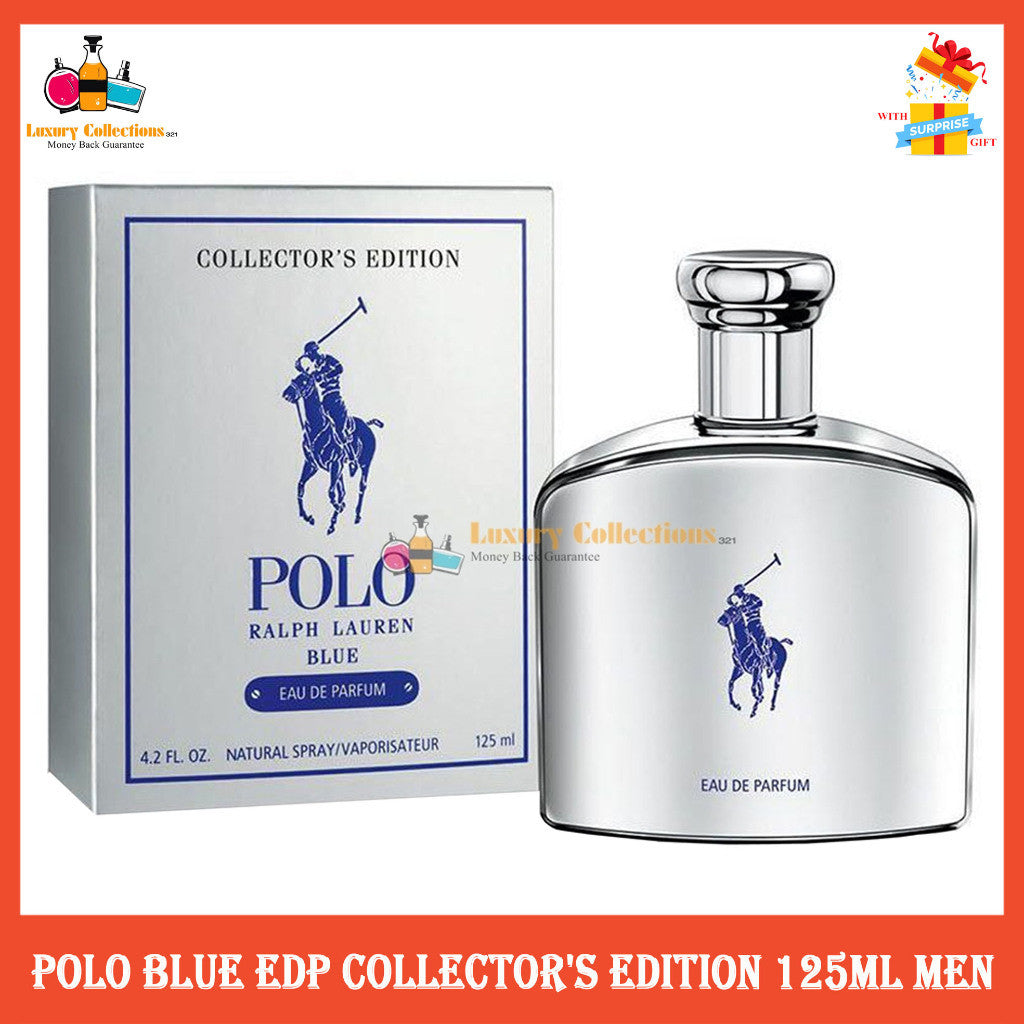 % Polo Deep Blue Parfum 125ml For Men [ Ready Stock ]