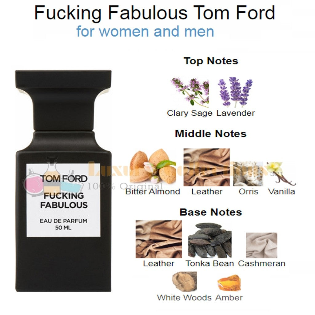 Combo 100ml 2PCS (Fu*king Fabulous EDP + T0baco Vanille EDP) Perfume for Men & Women