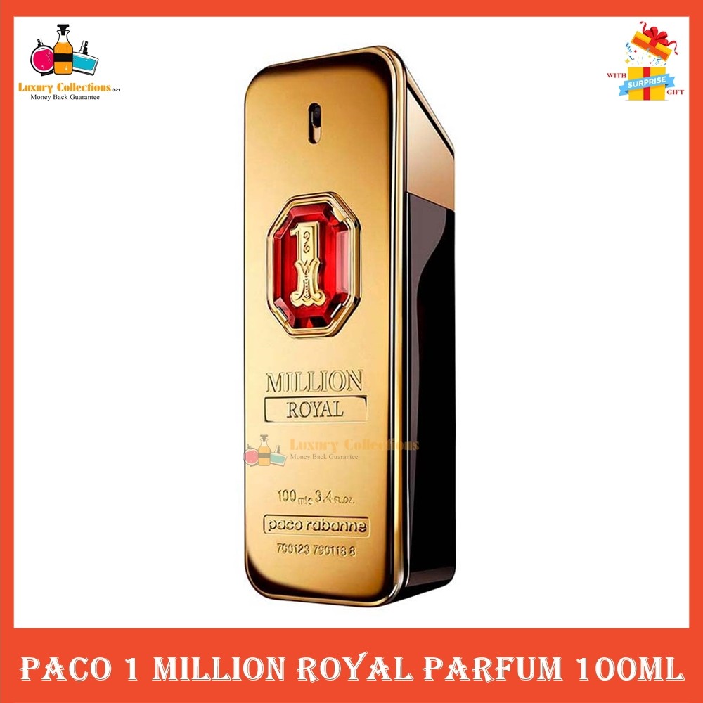 % Paaco 1 MiIlion Royal Parfum 100ml for Men