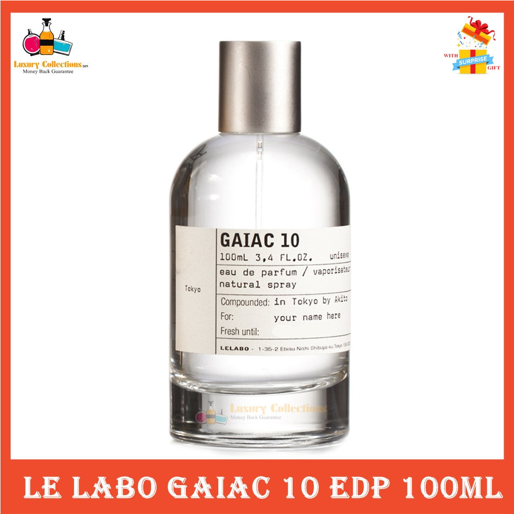 % LE LAB0 Gaiac 10 EDP 100ml Perfume for Men & Women