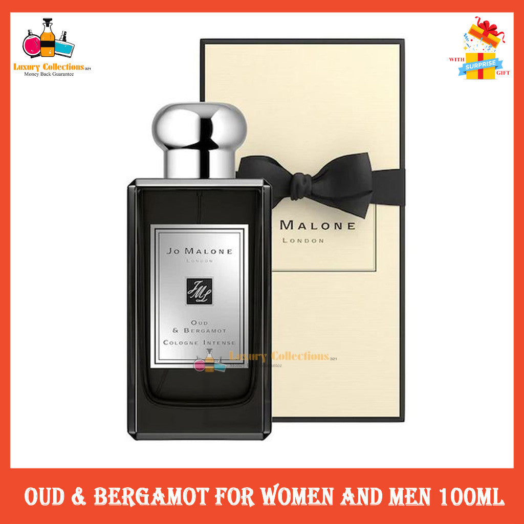 % Oud & Bergamot Cologne Intense 100ml Perfume for  Men & Women