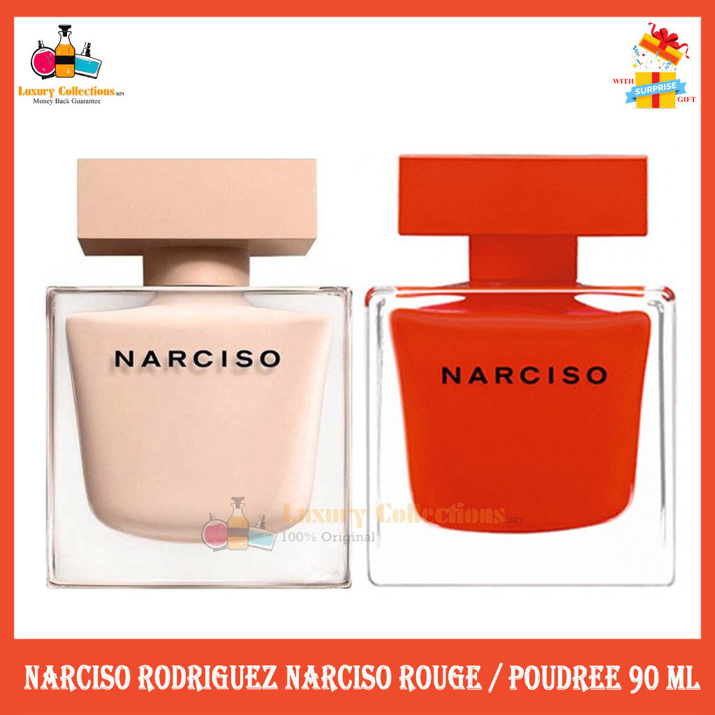 Narciso Rodriguez Narciso Rouge / Poudree / Ambrée / Cristal Eau de Parfum 90ml for Women