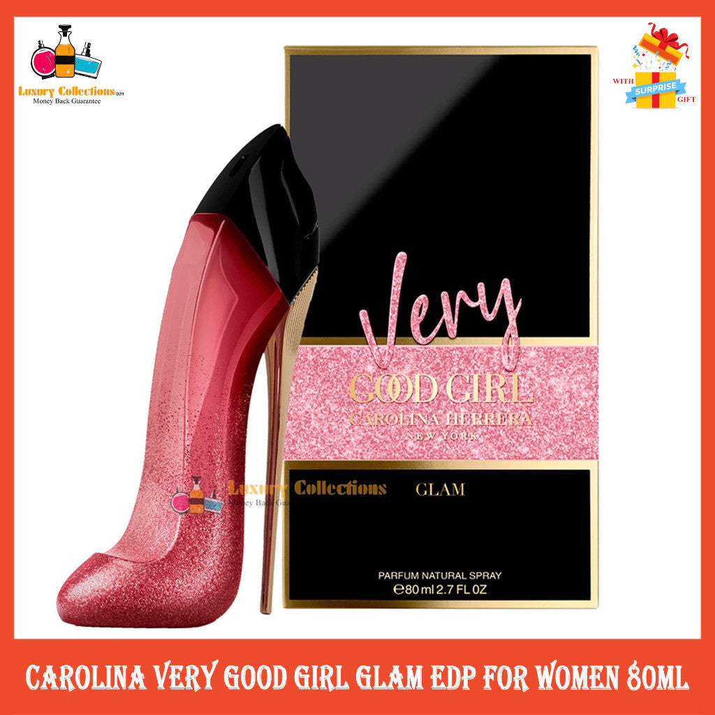 %Carolina Very Good Girl Glam EDP for Women 80ml Perfume Untuk Wanita