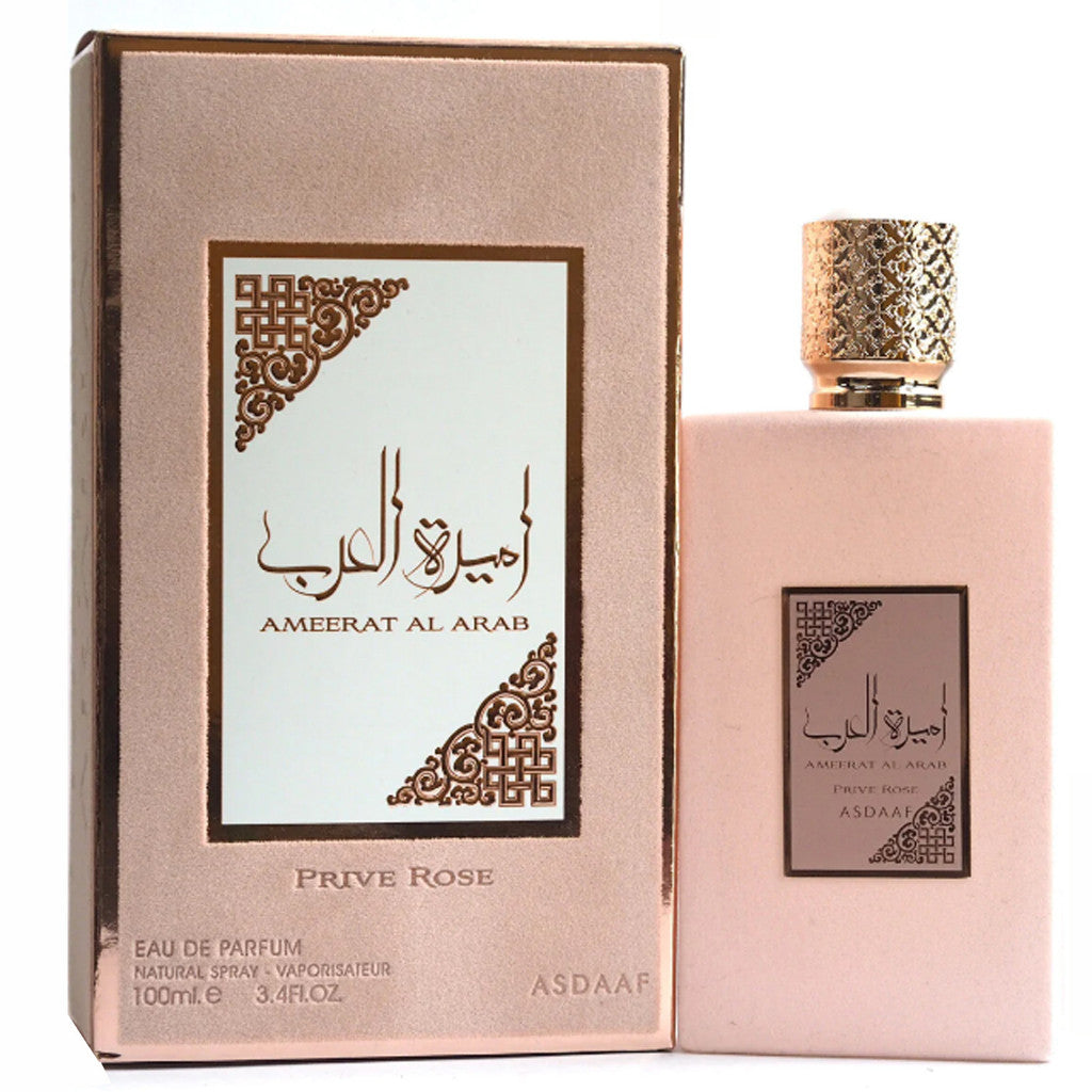 Original Asdaf Ameerat Al Arab / Prive Rose / Ameer Al Arab Eau de Parfum 100ml