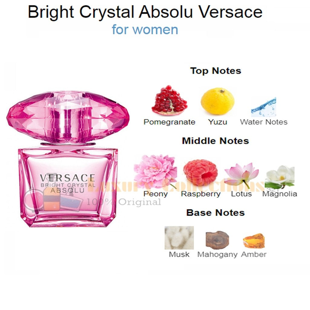% Bright Crystal Absolu EDP 90ml Perfume for Women