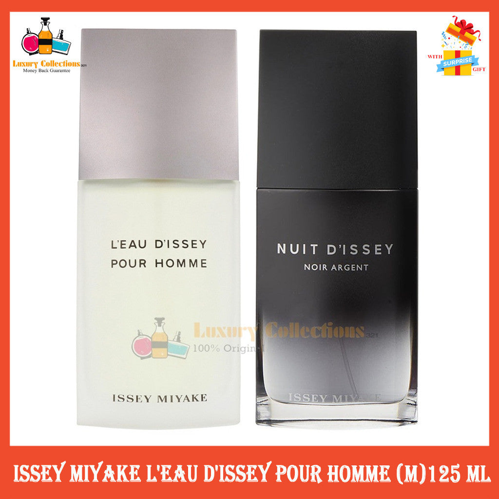 Issey Miyake L'Eau d'Issey Pour Homme / Nuit D’Issey Noir Argent 125ml Perfume for Men