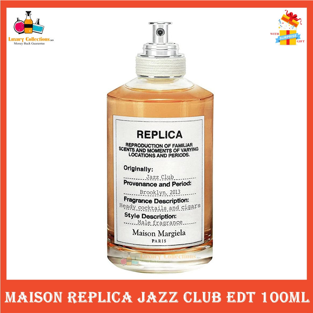 % RepI!ca Jazz Club EDT 100ml Perfume for Men