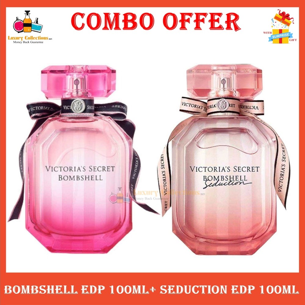 % (Combo 100ml 2Pcs) B0mbsheII Eau de Parfum + Sedcution EDP