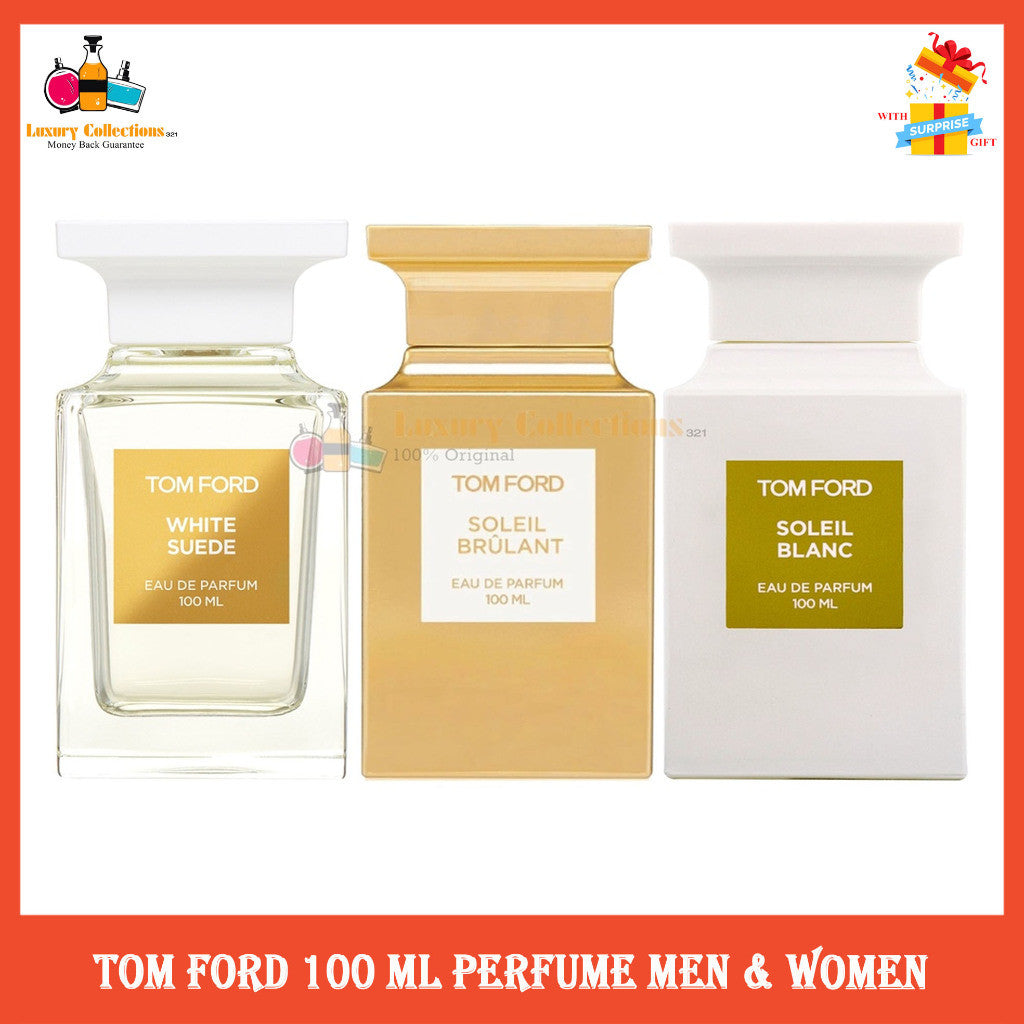 Tom Ford Soleil Brulant / Eau de Soleil Blanc / White Suede / Soleil Blanc / Soleil de Feu EDP 100ml