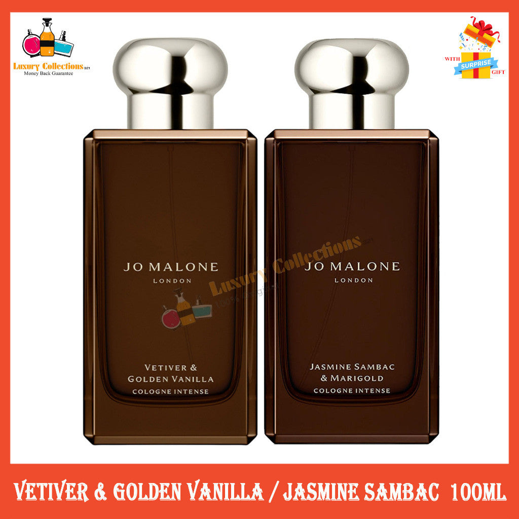 Jm Vetiver & Golden Vanilla / Jasmine Sambac & Marigold Cologne Intense 100ml Edc Perfume