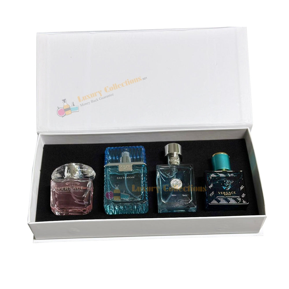 Versace Eros 4in1 Gift Set 4x30ml White Box