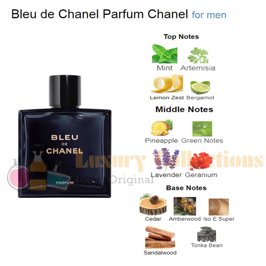 BIue De EDP/EDT/Parfum 1OO mL For Men