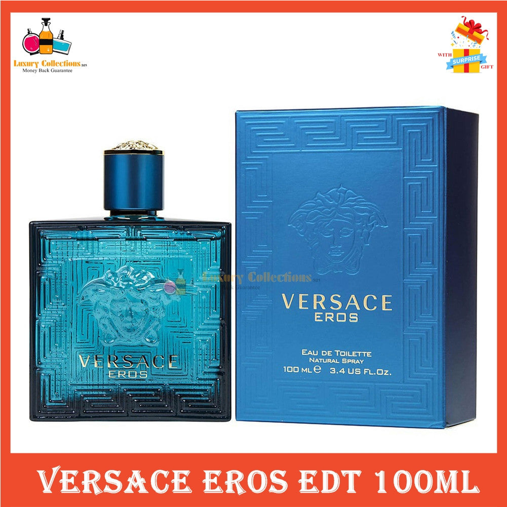 % Original Verasce Eros Eau De Toilette 100ml Perfume For Men