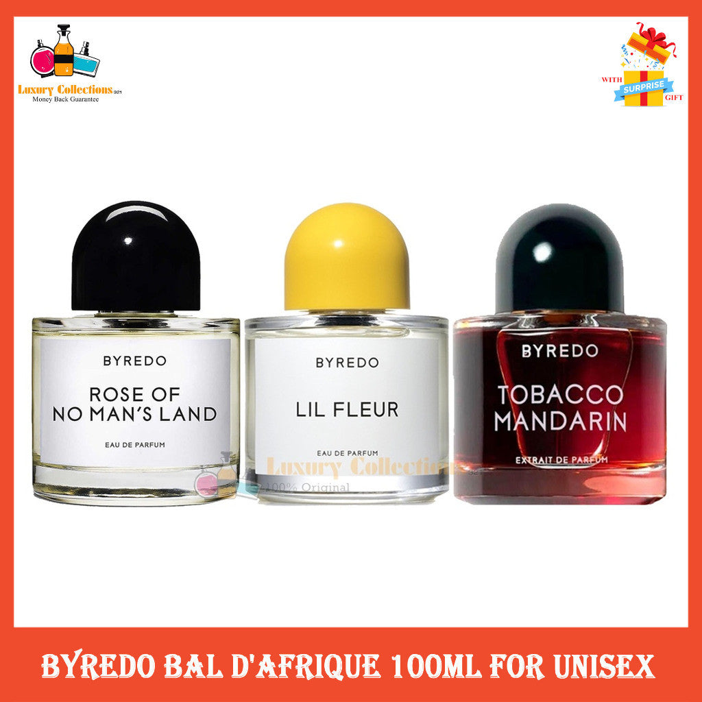 Byredo Bal D'Afrique / Rose Of No Man’s Land / Blanche / Elevator Music / Gypsy Water / Mojave Ghost / Open Sky 100ml