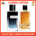 Combo 2pcs (YY Eau de Parfum 100ml + Liibre Eau de Parfum Intense 90ml) Perfume