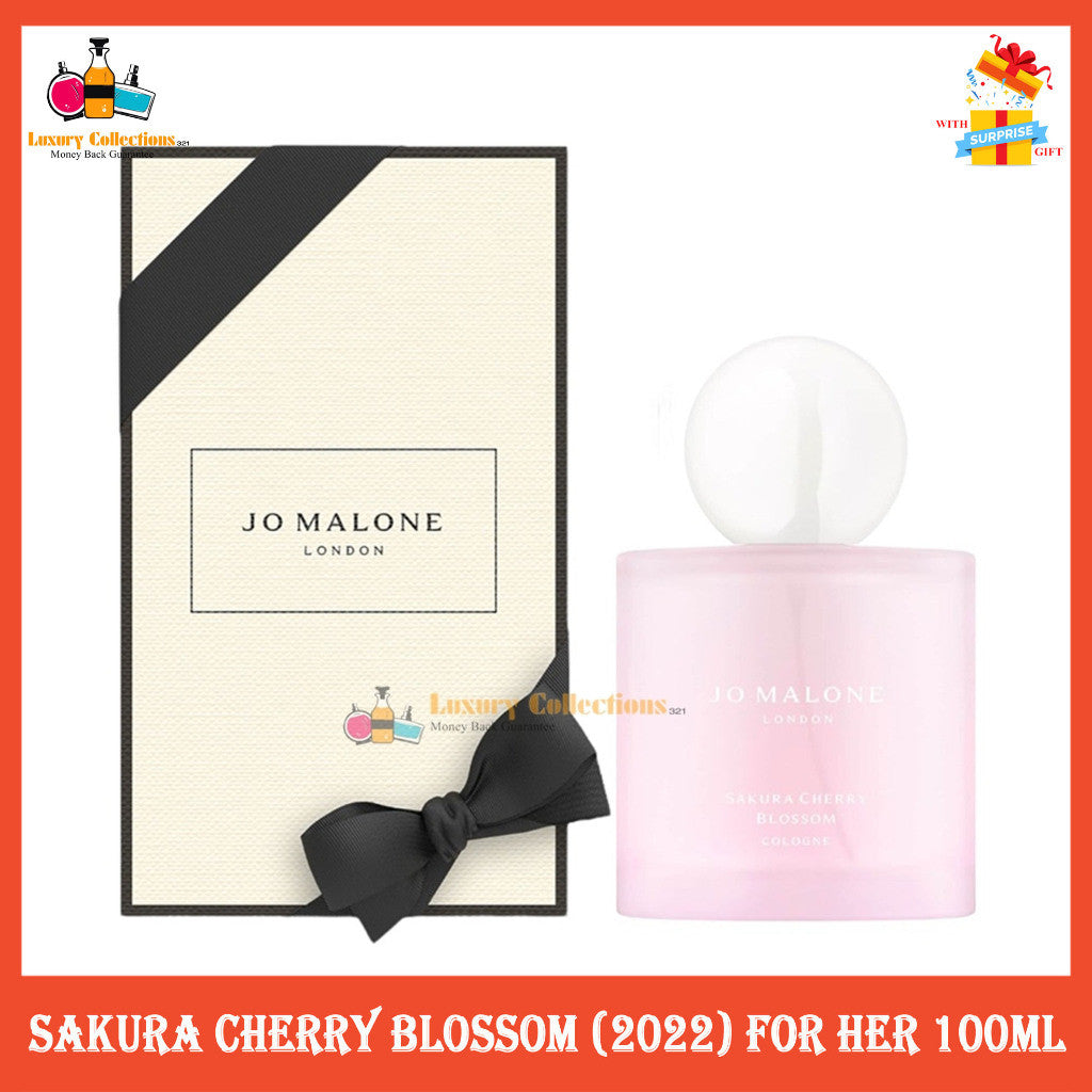 % Sakura Cherry Blossom (2022) Limited Edition For Her 100ml Perfume Untuk Wanita