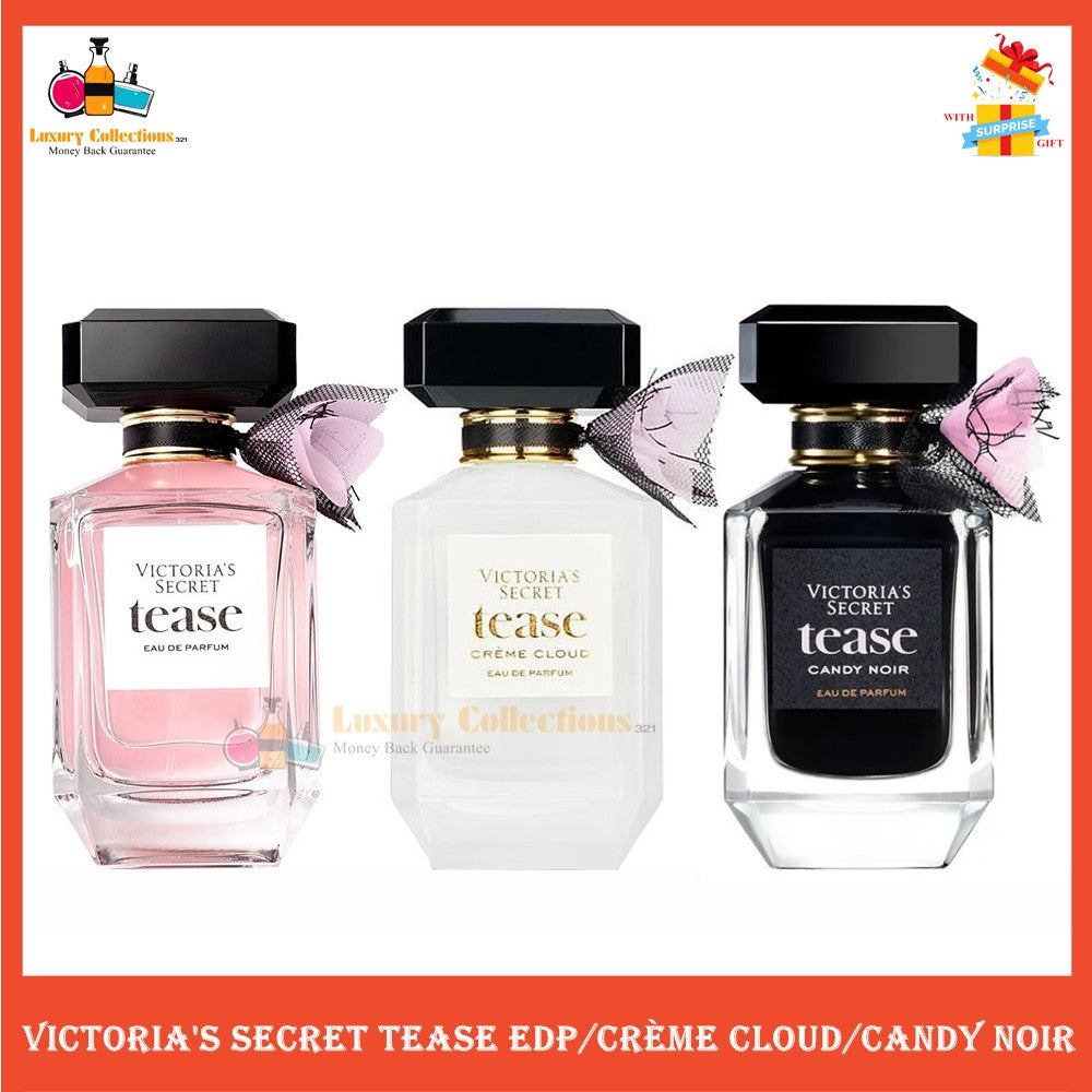 Vicotrias Sceret Tease EDP / Creme Cloud / Candy Noir 100ml for Women