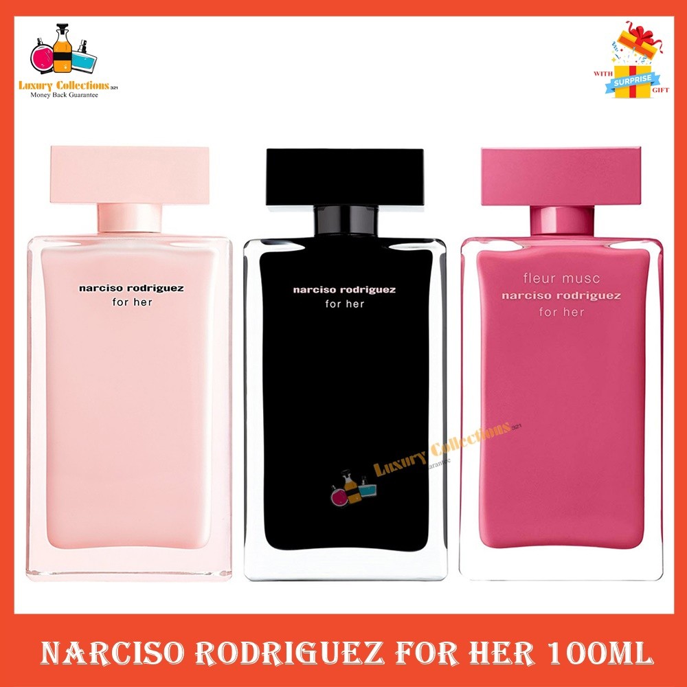 % Nrac!so for Her Poudree 100ml Edp Perfume