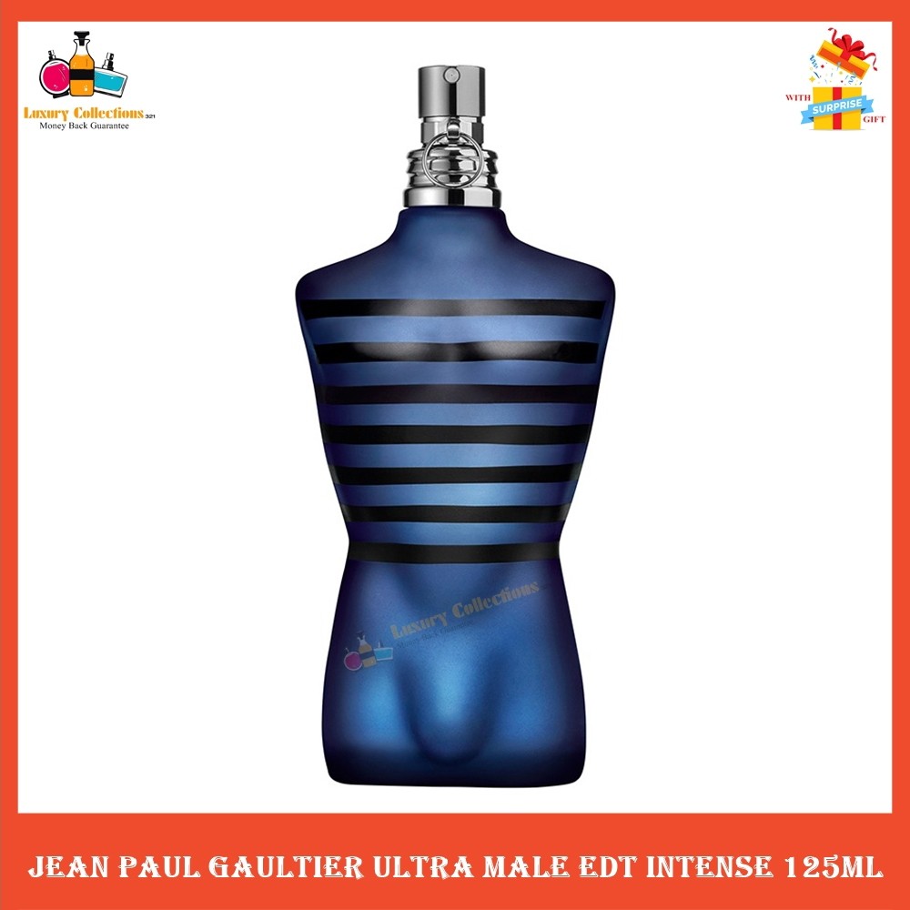 % JPG Ultra Male EDT Intense 125ml for Men