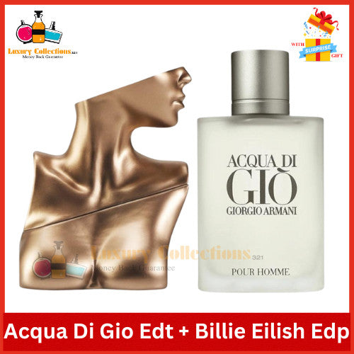 Combo 100ml 2pcs (Acqua Di Gio Edt 100ml + Billie Eilish Edp 100ml)
