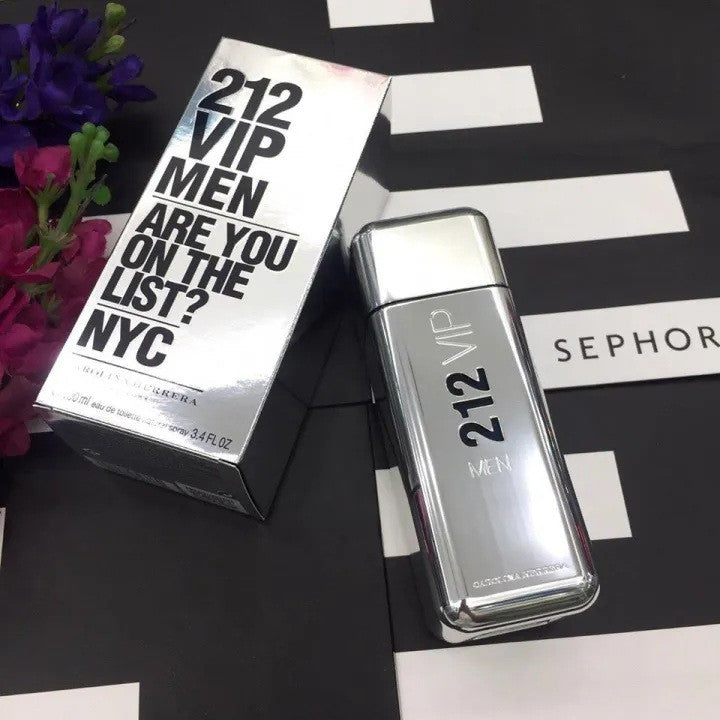 % CH 212 VIP Men Are You On The List? NYC EDT 100ml