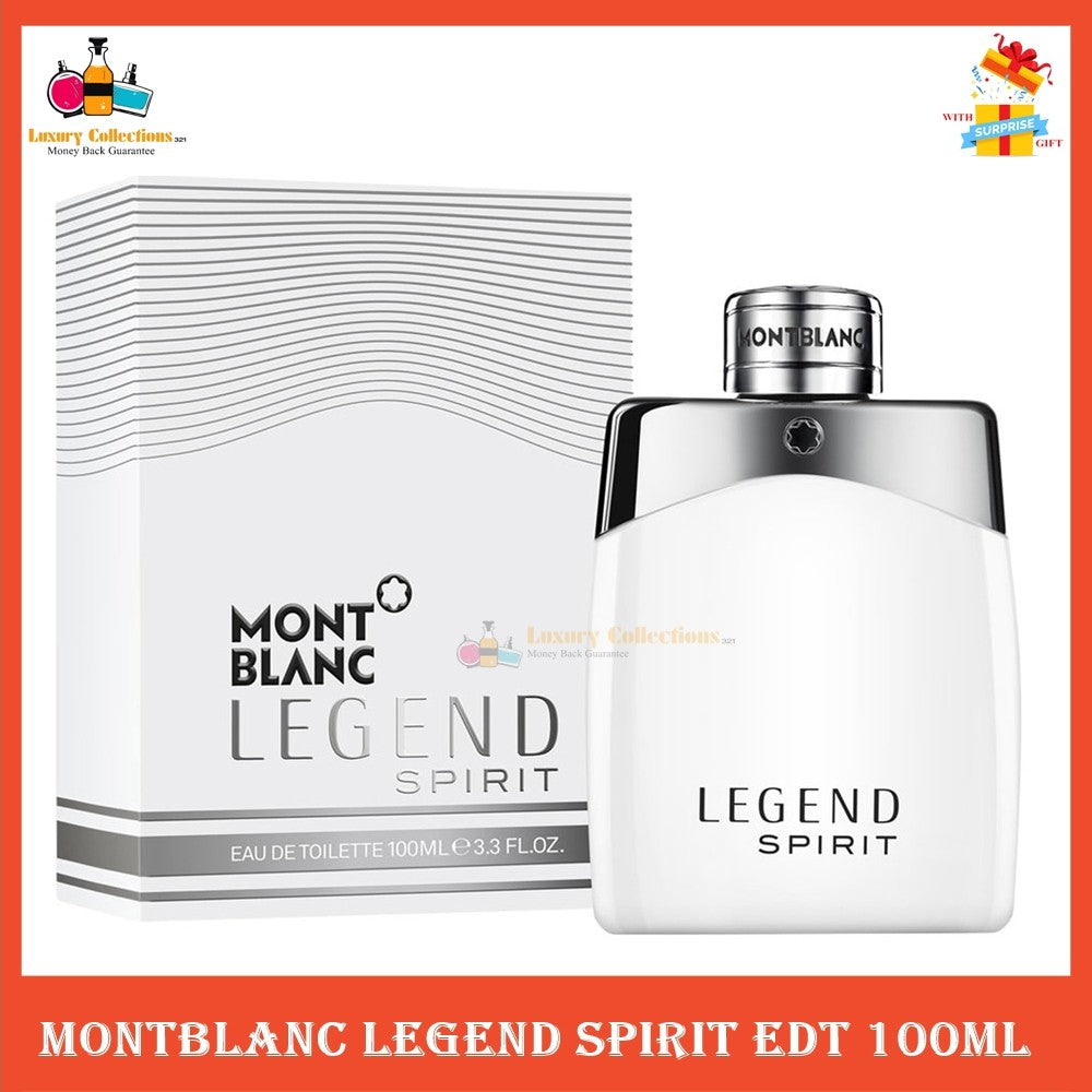 % Mnt Legend Spirit EDT 100ml for Men