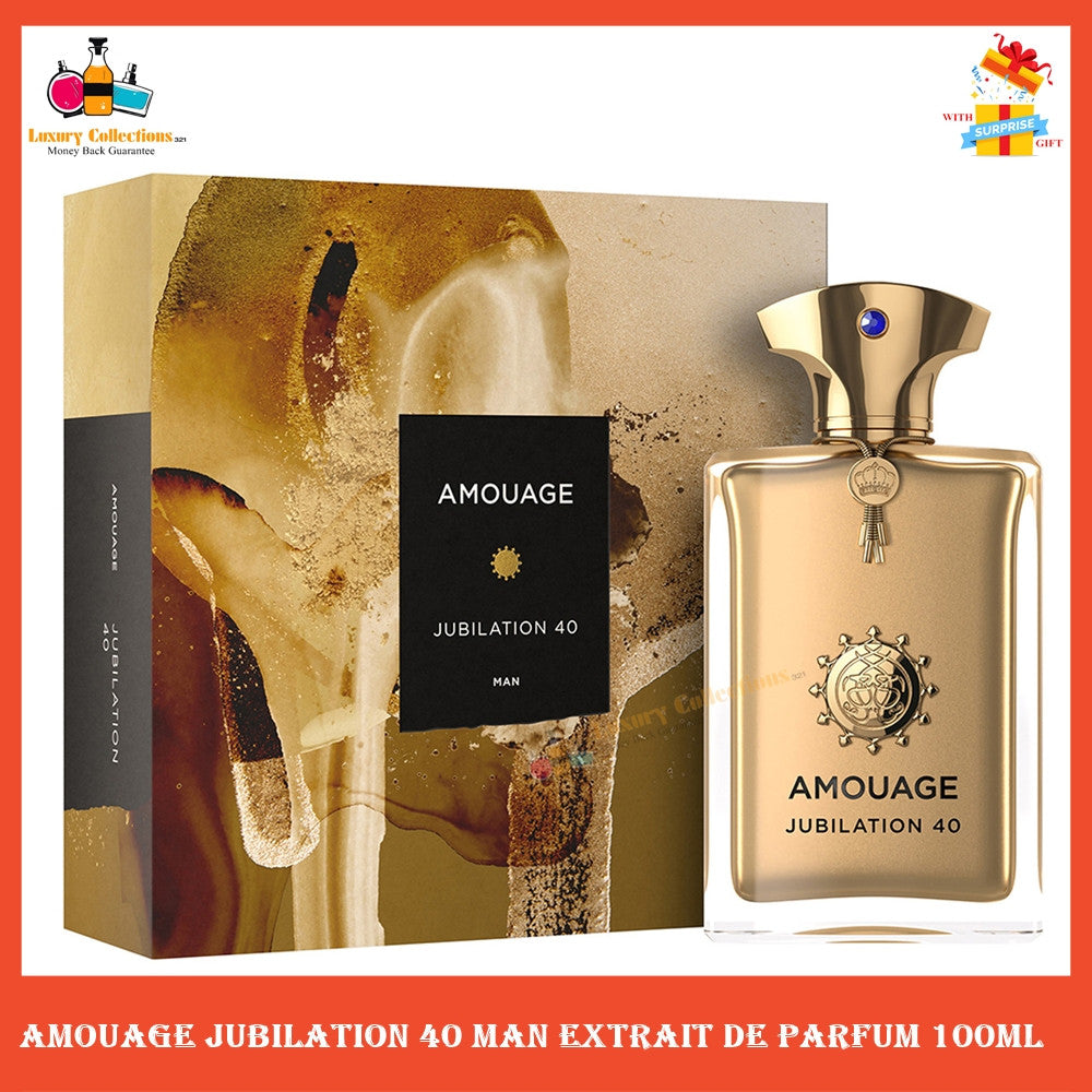 % Amouage Jubilation 40 Man Extrait de Parfum 100ml for Men