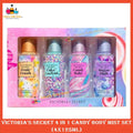 % 4in1 Victorias Secret Candy Body Mist Set 4x125ml