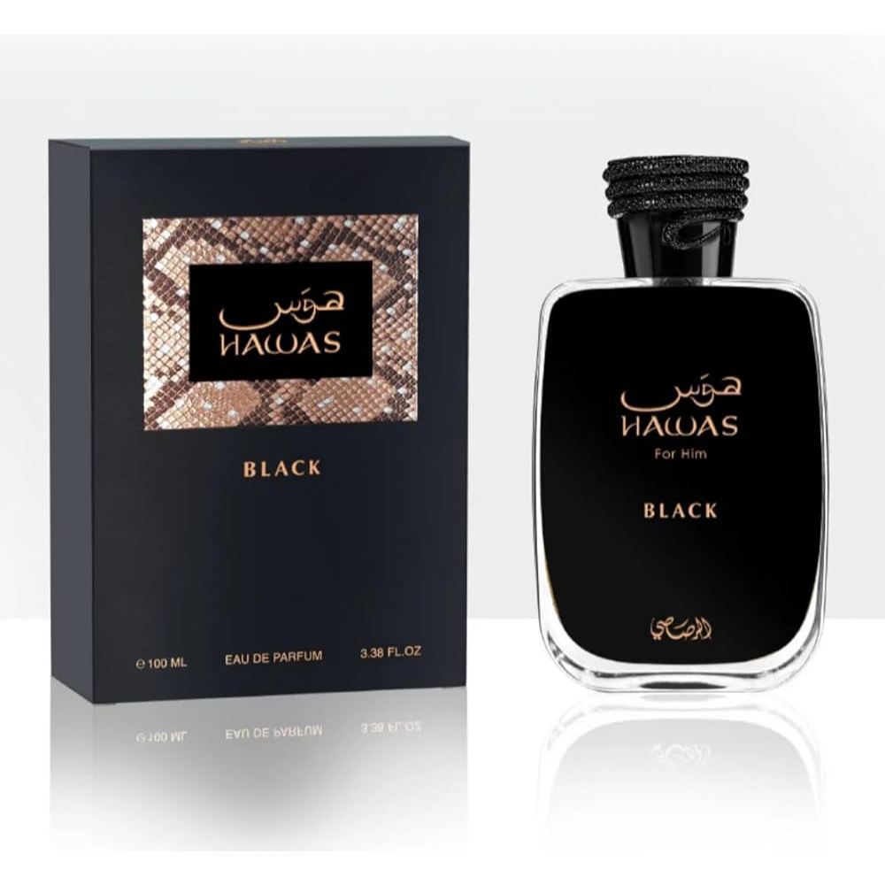 Original Hawas Edition Ice/Fire/Black/Kobra/Malibu/London/Verde/Elixir/Tropical/Atlantis/Diva/Eclat 100ml By Rasasi