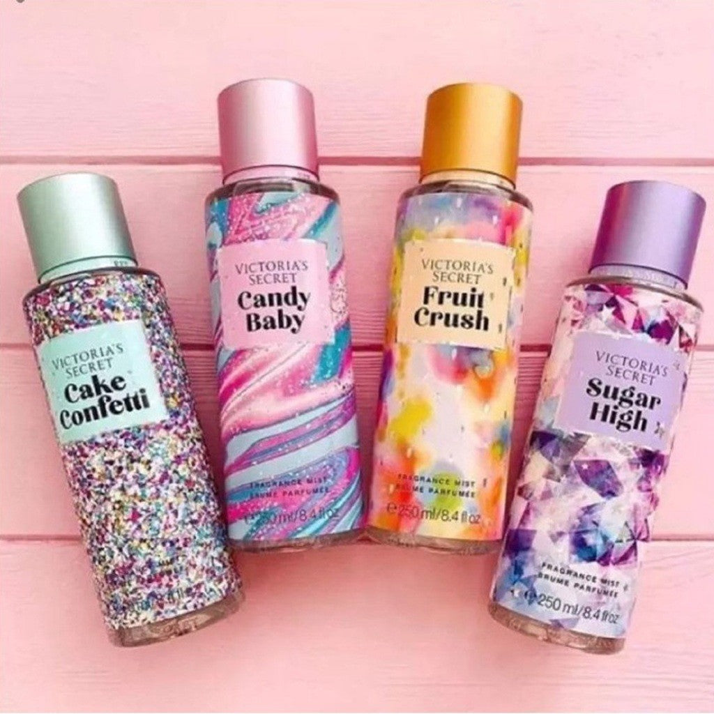 % 4in1 Victorias Secret Candy Body Mist Set 4x125ml