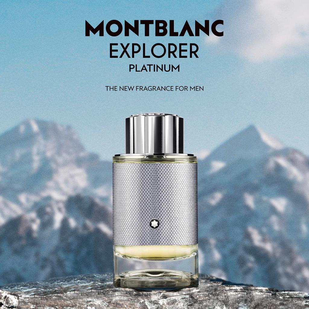% MntBInc Explorer Men Platinum / Ultra Blue EDP 100ml