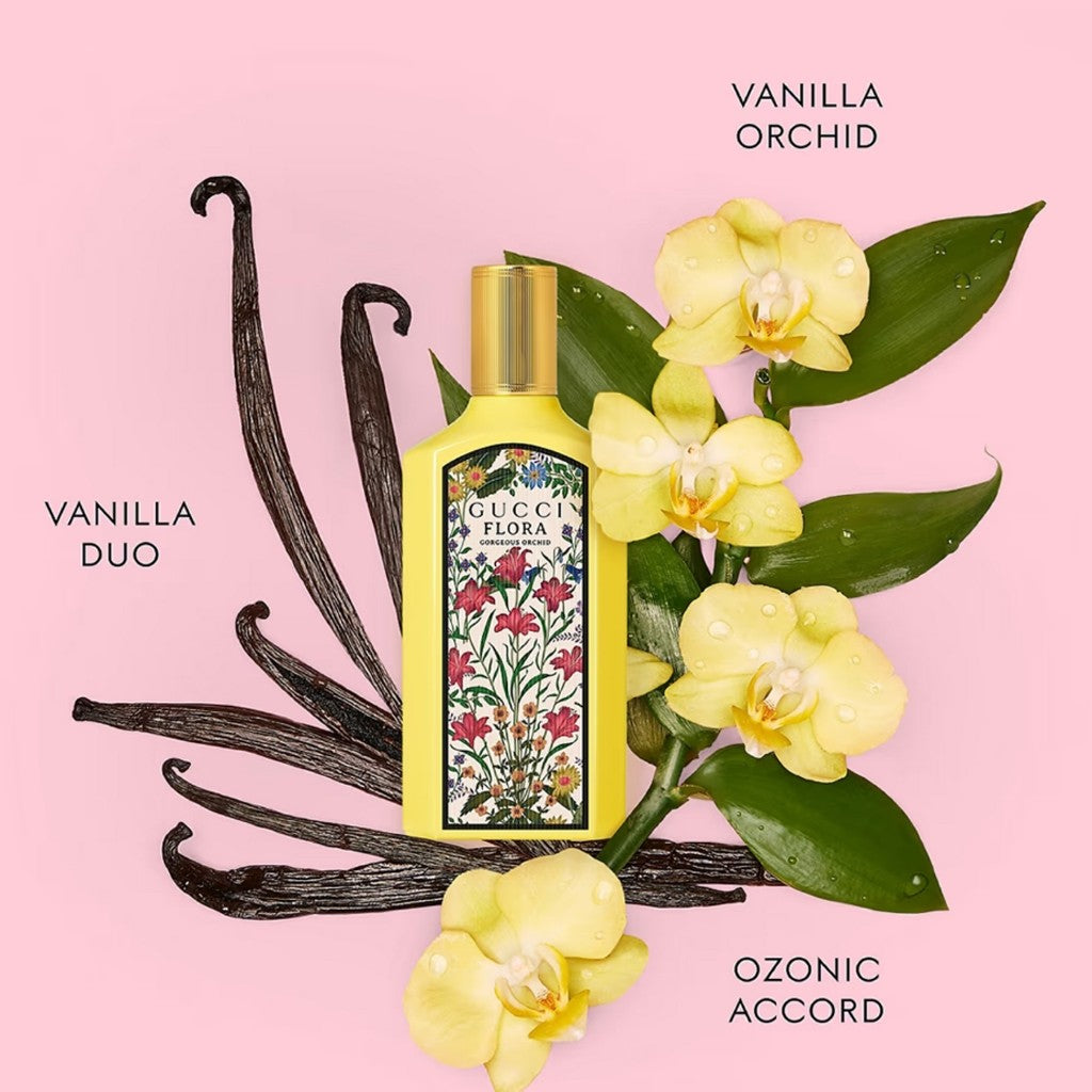 % Gcuci Flora Gorgeous Orchid (2024) EDP 100ml for Women