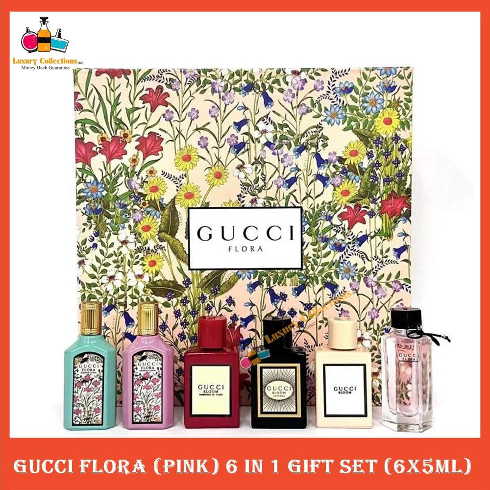% 6in1 G Flora (Pink) Gift Set 6x5ml With Paper bag