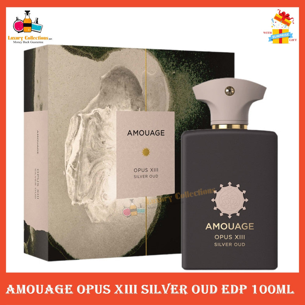 % Amouage Opus XIII Silver Oud EDP 100ml Perfume for Unisex