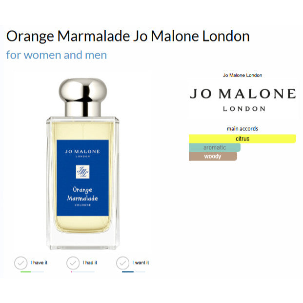 Orange Marmalade Jo Malone London Cologne 100ml