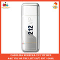 % CH 212 VIP Men Are You On The List? NYC EDT 100ml
