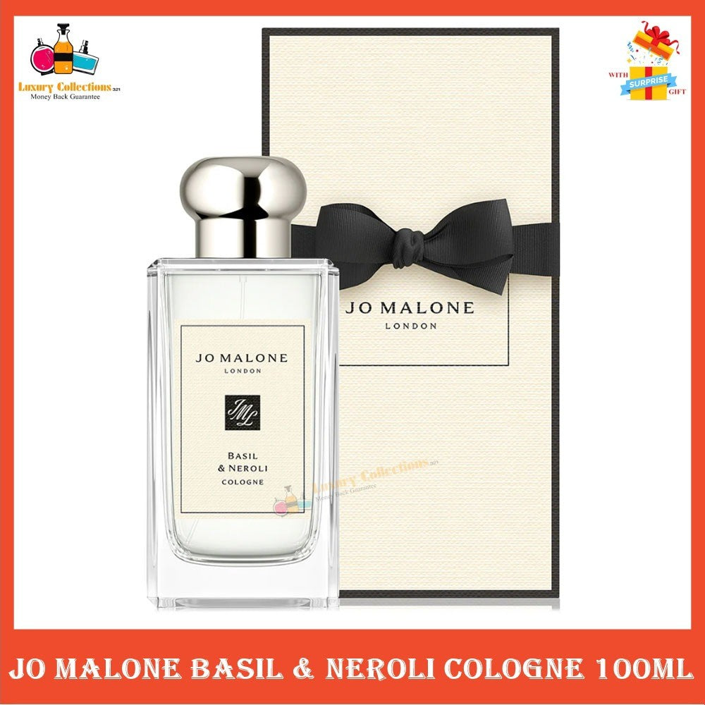% JM Basil & Neroli Cologne 100ml for Unisex