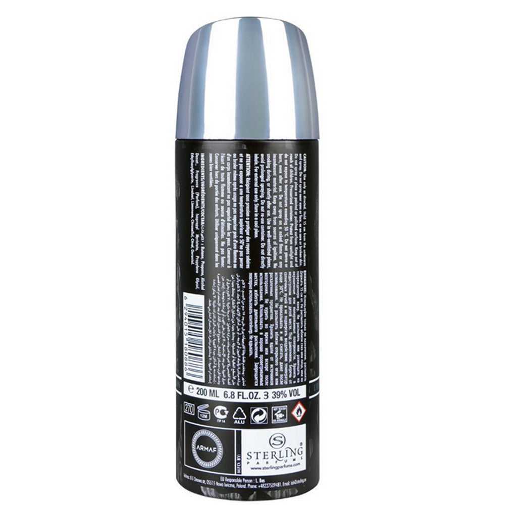 % Armaf Club De Nuit Urban Man Elixir Perfume Body Spray 200ml Deodorant