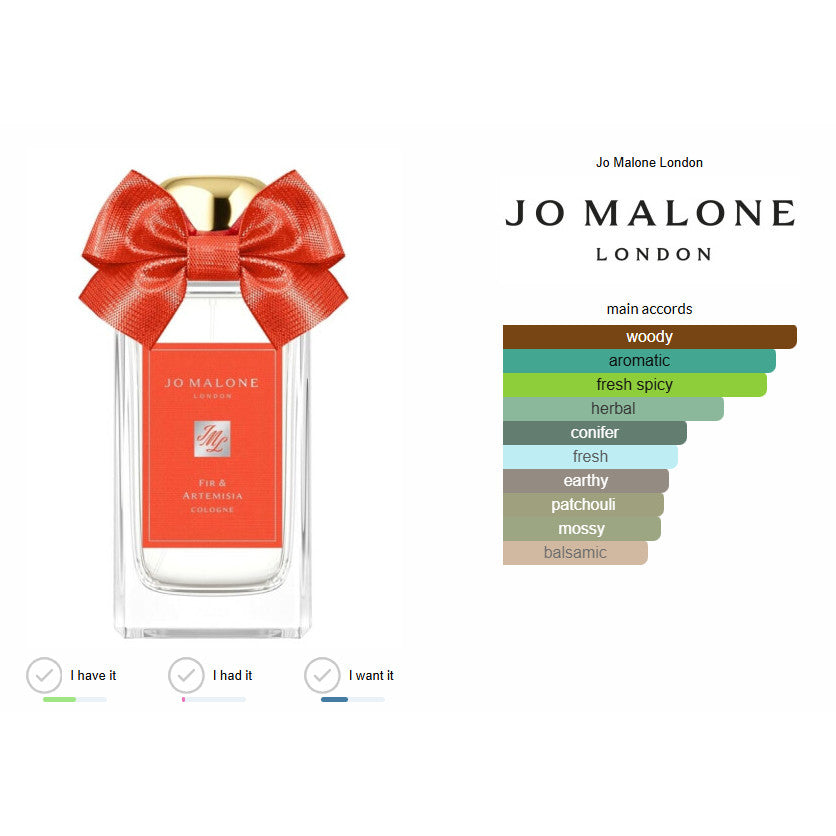 % Jo Malone London Fir & Artamisia Unisex Eau de Cologne 100ml