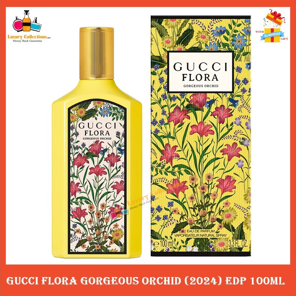 % Gcuci Flora Gorgeous Orchid (2024) EDP 100ml for Women