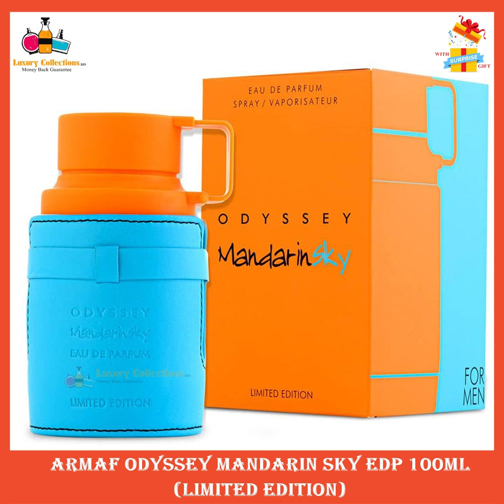 % Armaf Odyssey Mandarin Sky EDP 100ml for Men (Limited Edition) Perfume