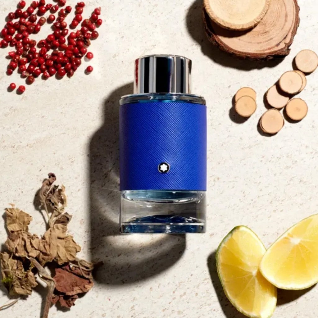 % MntBInc Explorer Men Platinum / Ultra Blue EDP 100ml