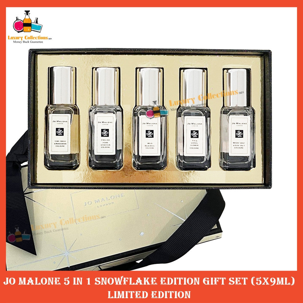 % JM 5in1 Snowflake Edition Limited Edition Gift Set 5x9ml (WPB & Ribbon)