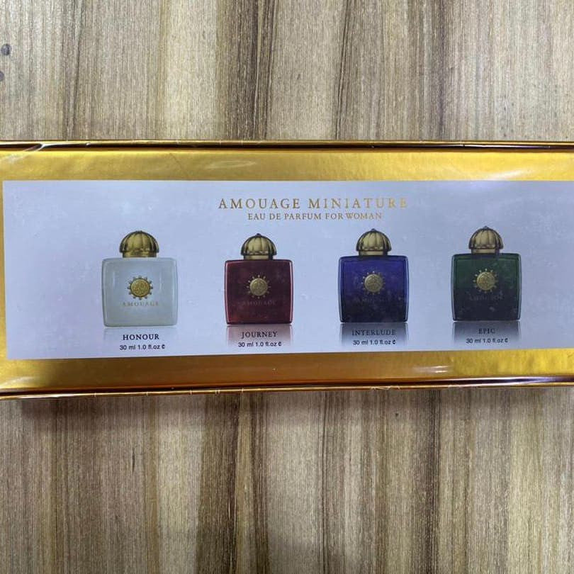 % Amouage 4in1 Miniature EDP Gift Set for Women 4x30ml
